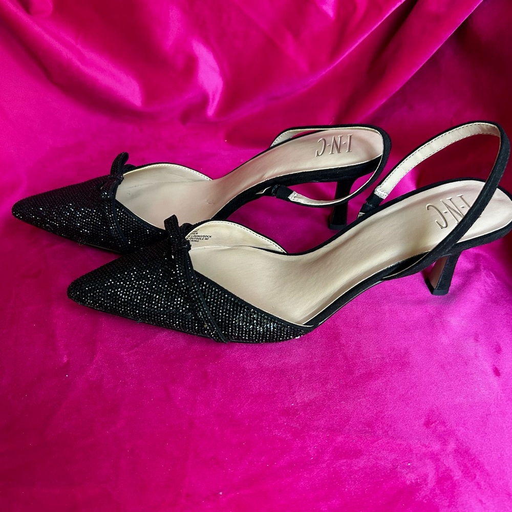 I.N.C. Sparkling studded slingback